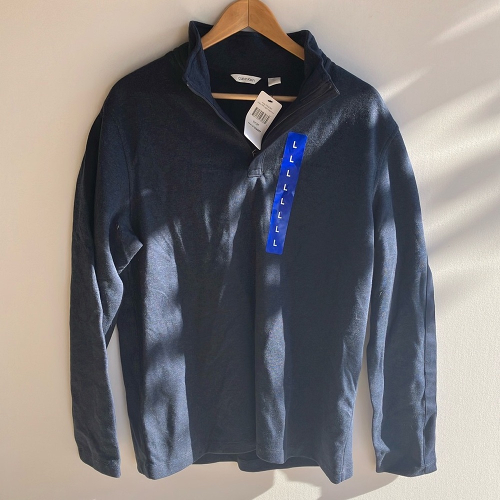 Calvin Klein Men's Blue Sweater
